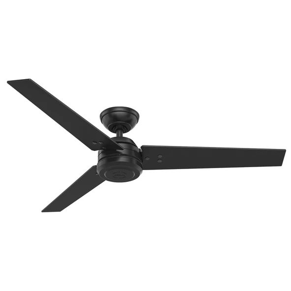 Hunter Fan - Protos Mat Siyah - 132 Cm. Dış Mekan Uzaktan Kumandalı Tavan Vantilatörü