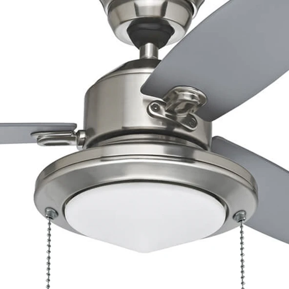 Hunter Fan - Merced Fırçalanmış Nikel - 112 Cm. Aydınlatmalı Tavan Vantilatörü - 2