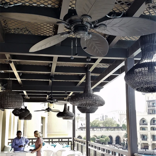 Hunter Fan - Outdoor Elements II Çağdaş Bronz - 137 Cm. Dış Mekan Tavan Vantilatörü - 5