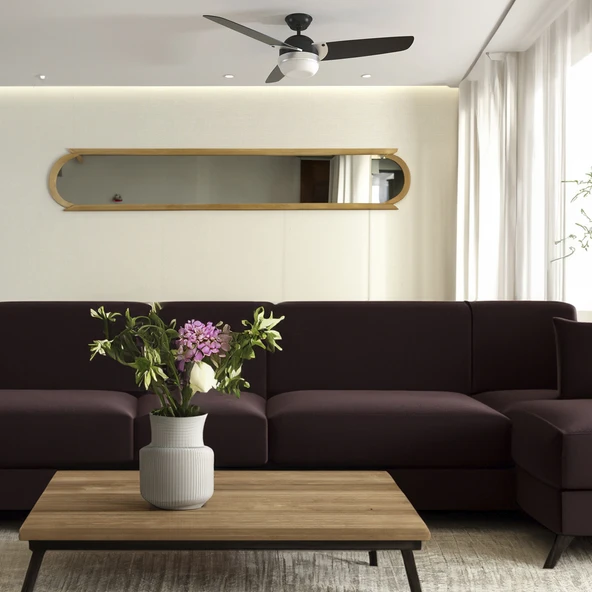 Hunter Fan - Nova Mat Siyah - 107 Cm. Aydınlatmalı ve Uzaktan Kumandalı Tavan Vantilatörü - 5