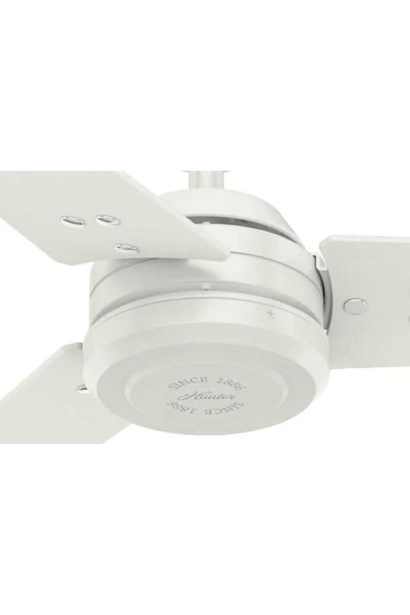 Hunter Fan - Protos Taze Beyaz - 132 Cm. Dış Mekan Uzaktan Kumandalı Tavan Vantilatörü - 2