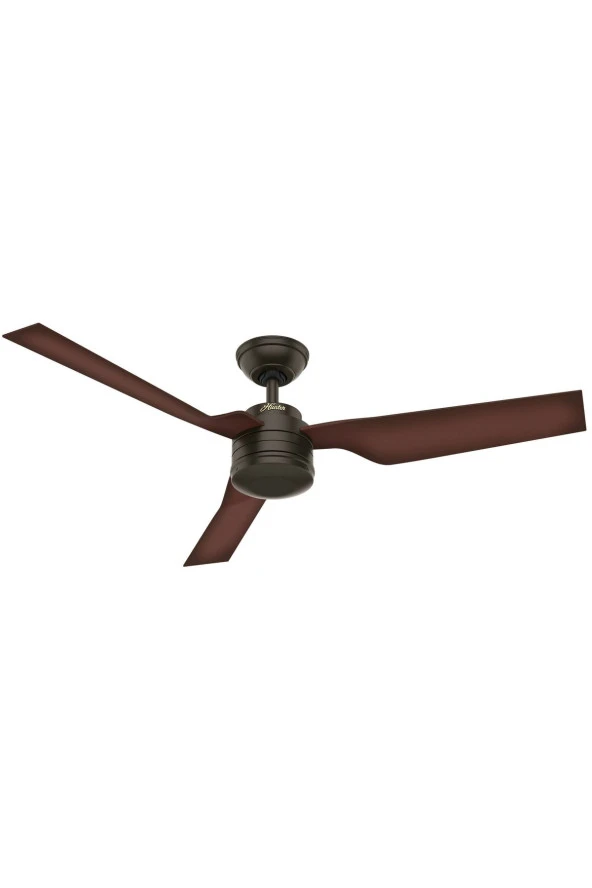 Hunter Fan - Cabo Frio Çağdaş Bronz - 132 Cm. Dış Mekan Uzaktan Kumandalı Tavan Vantilatörü