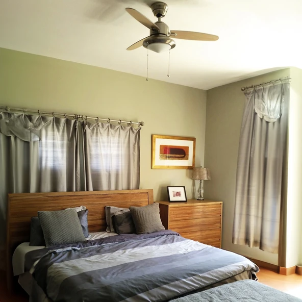 Hunter Fan - Merced Fırçalanmış Nikel - 112 Cm. Aydınlatmalı Tavan Vantilatörü - 5