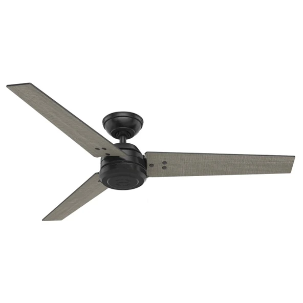 Hunter Fan - Protos Mat Siyah - 132 Cm. Dış Mekan Uzaktan Kumandalı Tavan Vantilatörü - Resim 2