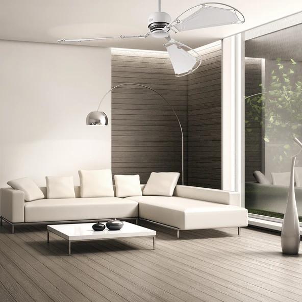 Hunter Fan - Avalon Beyaz - 158 Cm. Bez Kanatlı Uzaktan Kumandalı Tavan Vantilatörü - 5