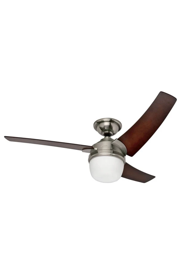 Hunter Fan - Eurus Fırçalanmış Nikel - 137 Cm. Aydınlatmalı ve Uzaktan Kumandalı Tavan Vantilatörü