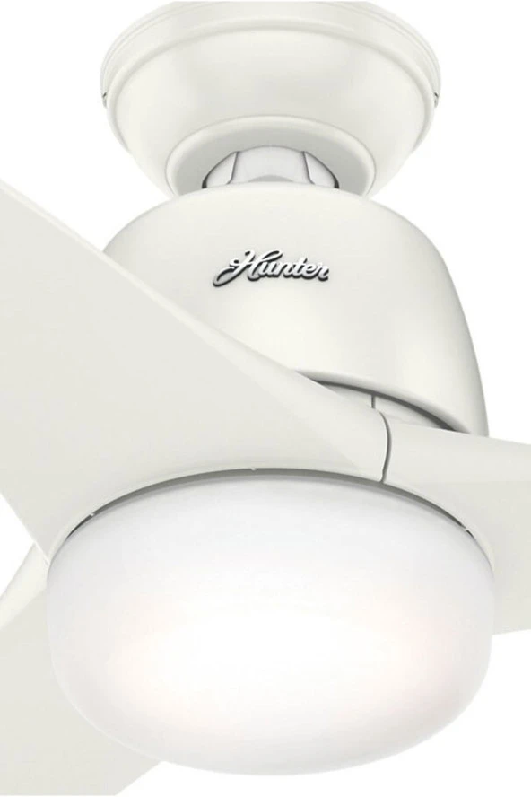 Hunter Fan - Harmony Beyaz - 137 Cm. Aydınlatmalı ve Uzaktan Kumandalı Tavan Vantilatörü - 2