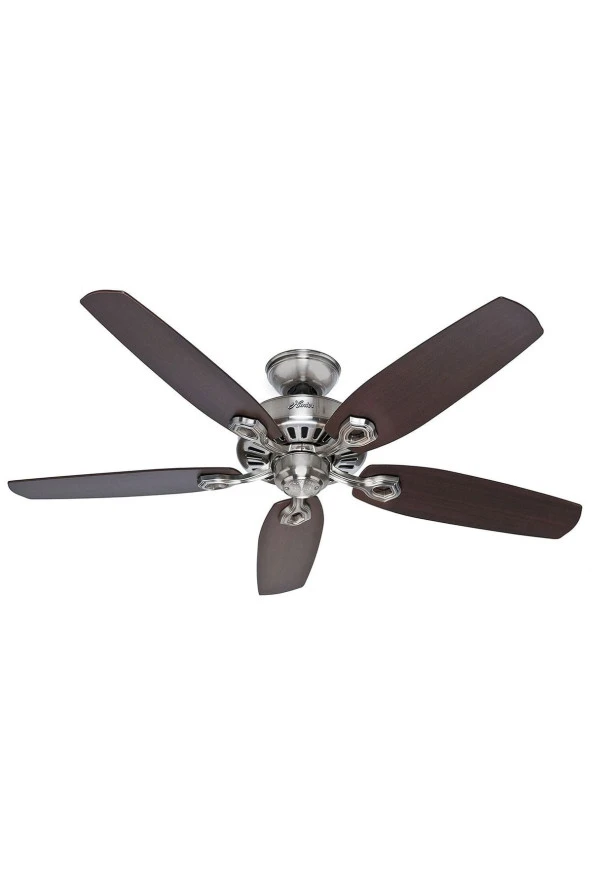 Hunter Fan - Builders Elite Fırçalanmış Nikel - 132 Cm. Tavan Vantilatörü