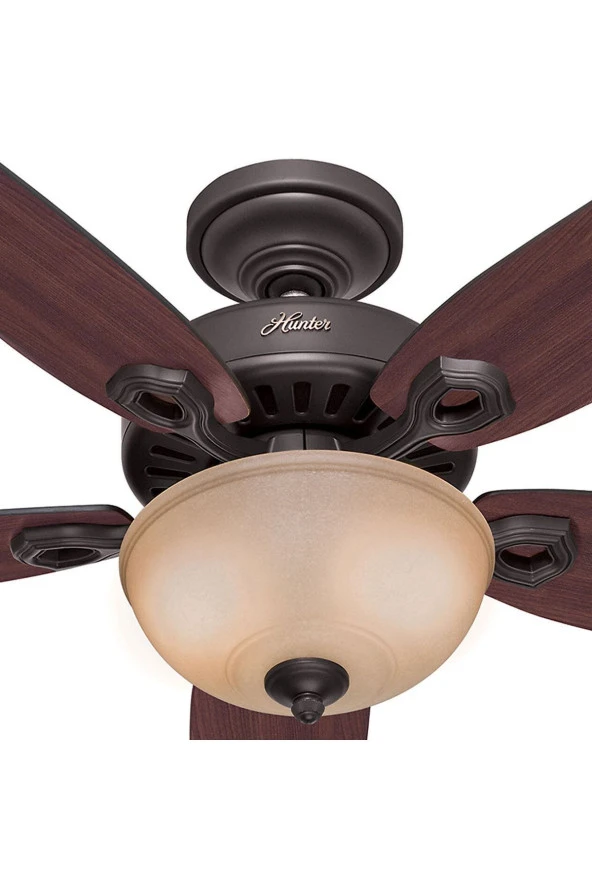 Hunter Fan - Builders Deluxe Çağdaş Bronz - 132 Cm. Aydınlatmalı Tavan Vantilatörü - 2