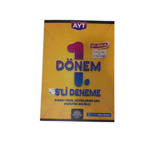 TAMMAT EŞİT AĞIRLIK 1. DÖNEM 5Lİ DENEME