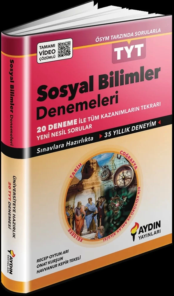 AYDIN YAYINLARI TYT Sosyal Bilimler 20 Deneme ürün görseli