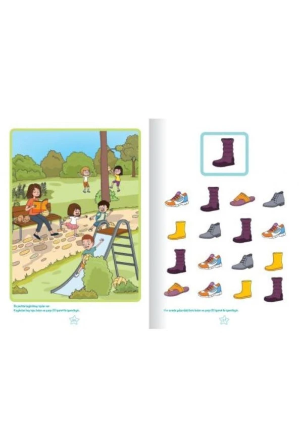 2 Yaş Etkinliklerle Dikkat Geliştirme Çıkartmalı Eolo Yayınları - 3