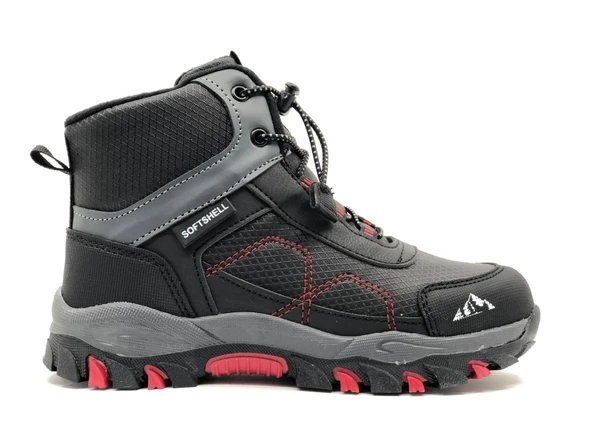 Cool Alfa Kauçuk Taban Kaymaz SoftShell Outdoor Çocuk Bot - Resim 9