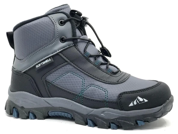 Cool Alfa Kauçuk Taban Kaymaz SoftShell Outdoor Çocuk Bot - Resim 2