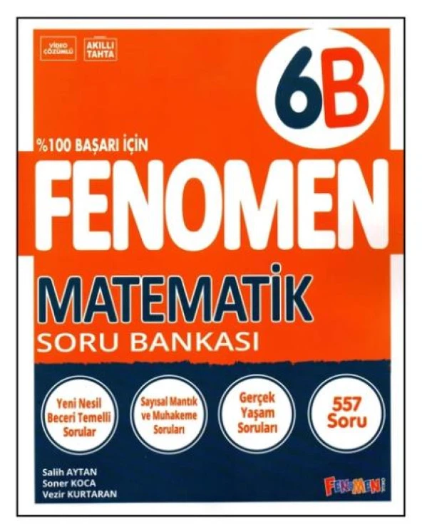 6 MATEMATİK SORU BANKASI (B)