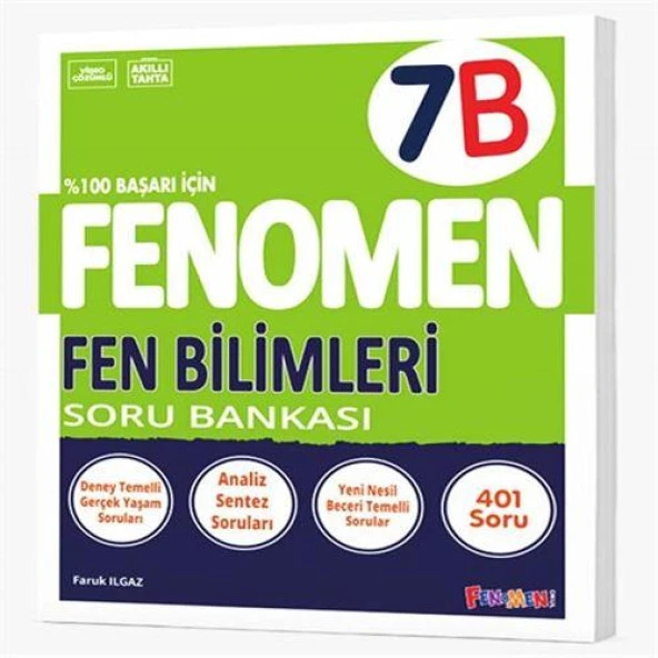 7 FEN BİLİMLERİ SORU BANKASI (B)