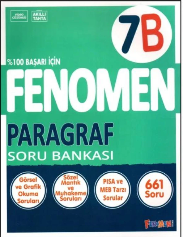 7 PARAGRAF SORU BANKASI (B)