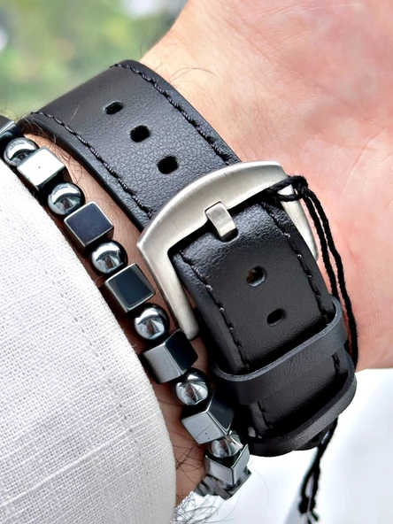 Ferrucci Function FCF.03382K.01 Deri Kordon Erkek Kol Saati - Resim 2