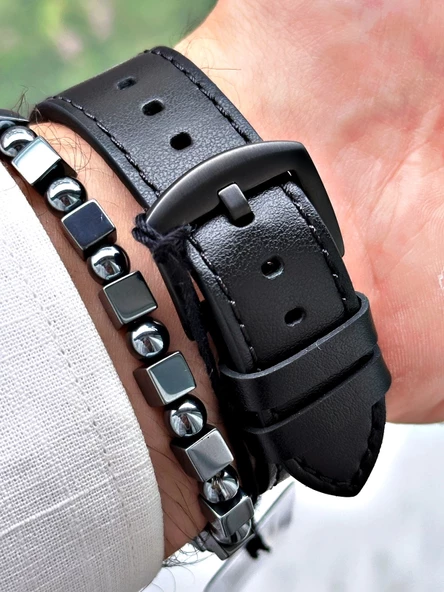 Ferrucci Function FCF.03382K.02 Deri Kordon Erkek Kol Saati - Resim 5