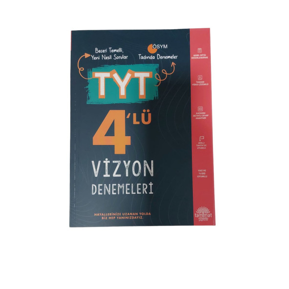 TYT 4LÜ VİZYON PAKET DENEME