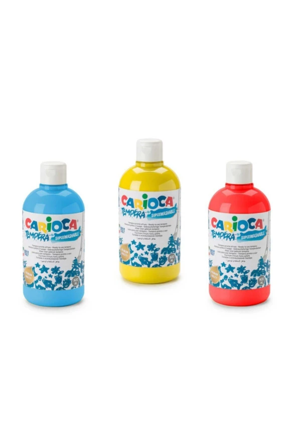 Yıkanabilir Sulu Boya Seti 3 Renk  500 ml