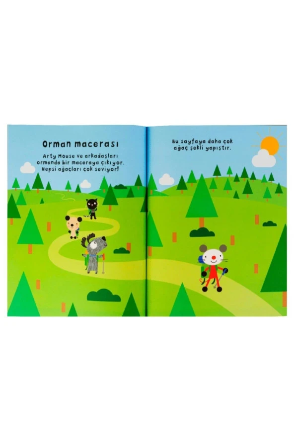 Okul Öncesi Yapıştırma Etkinlikleri - Arty Mouse - 2