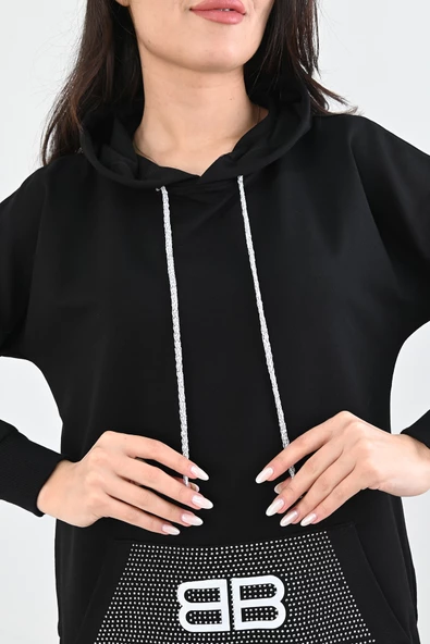 Kadın Taş Detaylı Elbise 9108 - 5