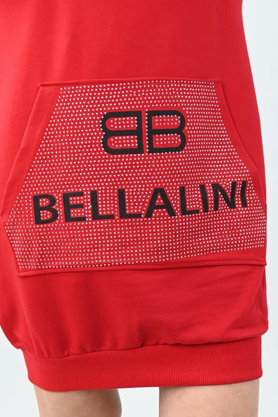 Kadın Taş Detaylı Elbise 9108 - 9