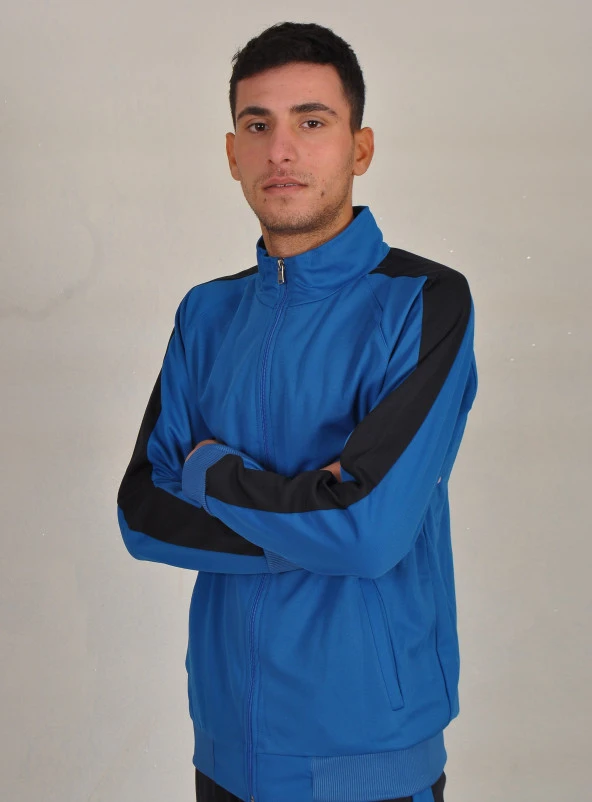 Starion Solista Mavi Tam Fermuarlı Eşofman Takımı F1919 - 3