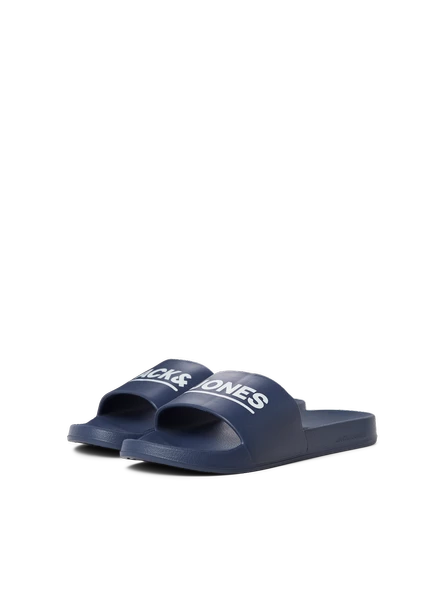 JACK JONES Yazılı Erkek Günlük Terlik 12236477 - Resim 4