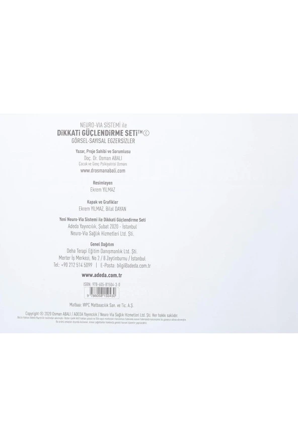 Dikkati Güçlendirme Seti Anasınıfı – 3 Yaş - 5