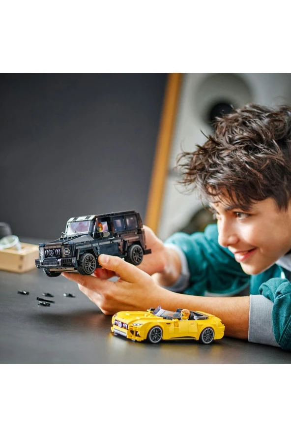 ® Speed Champions Mercedes-AMG G 63 ve Mercedes-AMG SL 63 76924 – 10 Yaş ve Üzeri Set(808Parça) - 5