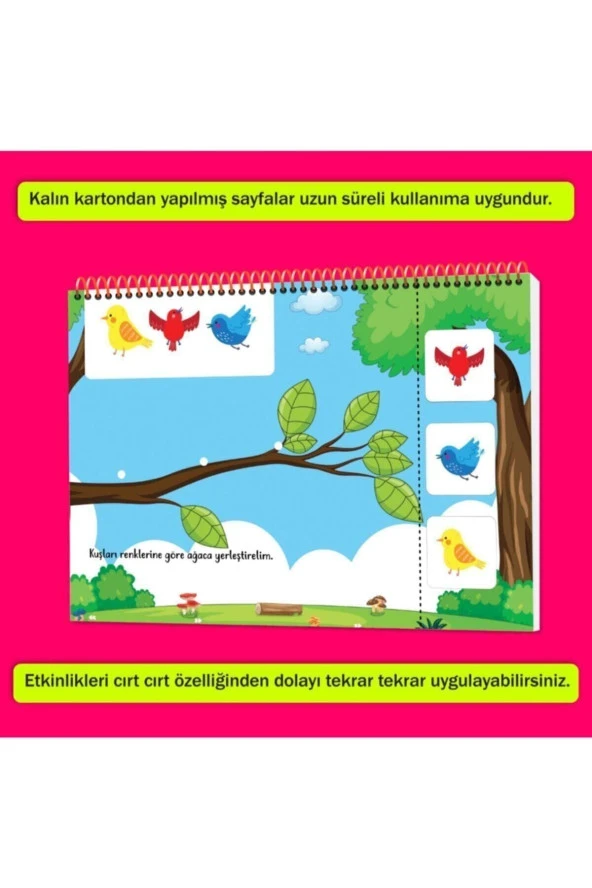 Yükselen Zeka 16-24 Ay 2-4 Yaş Cırt Cırtlı Etkinlik Kitabı - 3