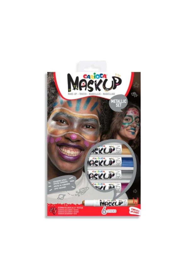 Mask Up Yüz Boyası - Metalik (6 RENK)