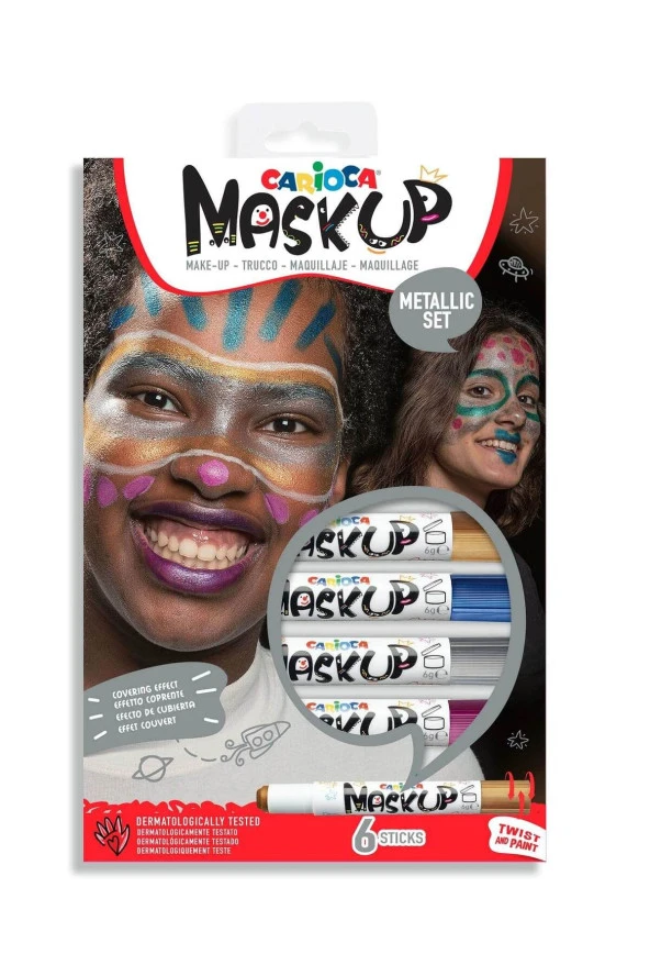 Mask Up Yüz Boyası - Metalik (6 RENK) - 2