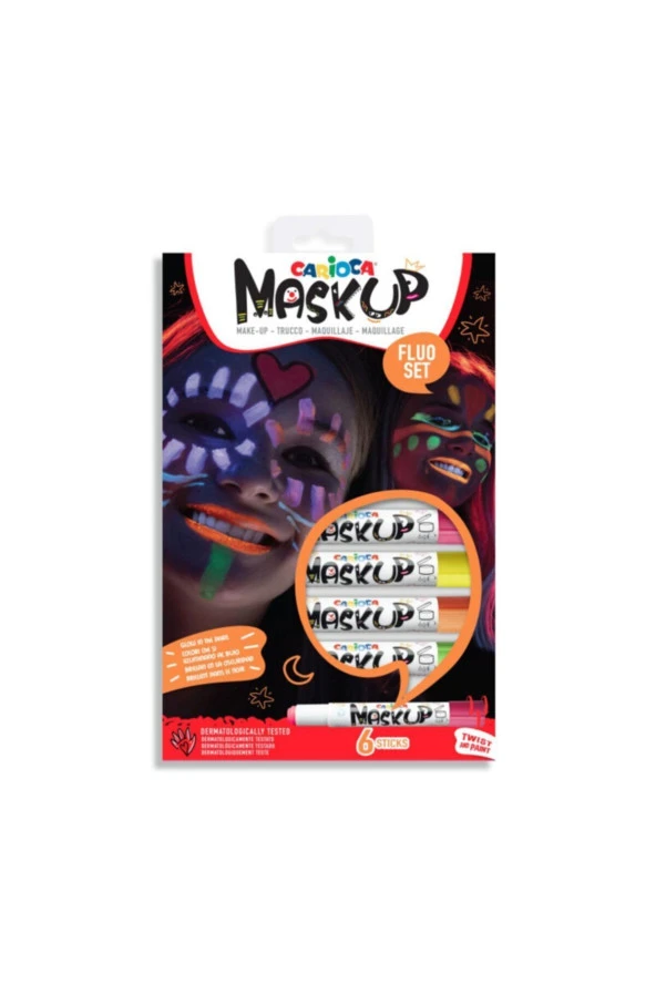 Mask Up Yüz Boyası - Neon (6 RENK)