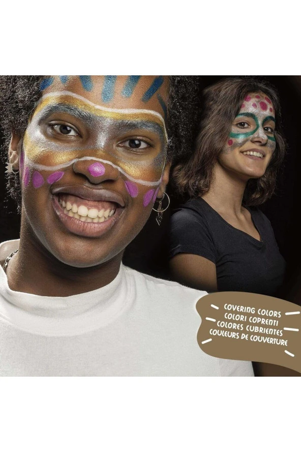 Mask Up Yüz Boyası - Metalik (6 RENK) - 5