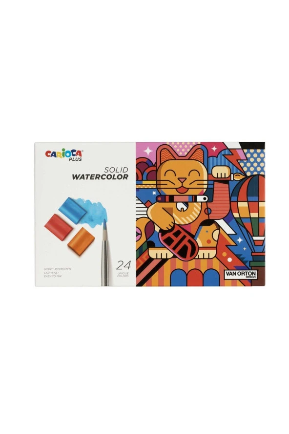 CARİOCA PLUS TABLET SULU BOYA 24LÜ (FIRÇALI) - 2