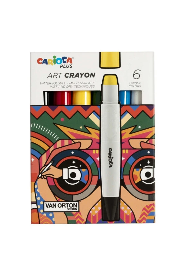 CARİOCA PLUS ART CRAYON BOYA 6LI