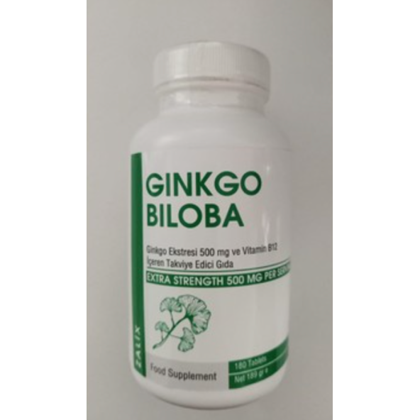 Zalix Ginkgo Biloba 500 mg B12 180 Tablet