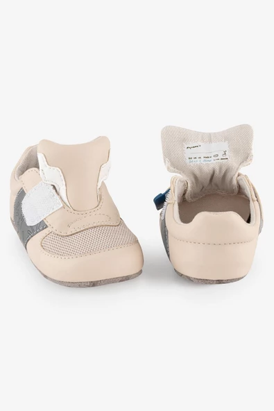 Hopfrög Kids Smart Walker First Prime Havalı Bej Barefoot İlk Adım Bebek Ayakkabı - 8