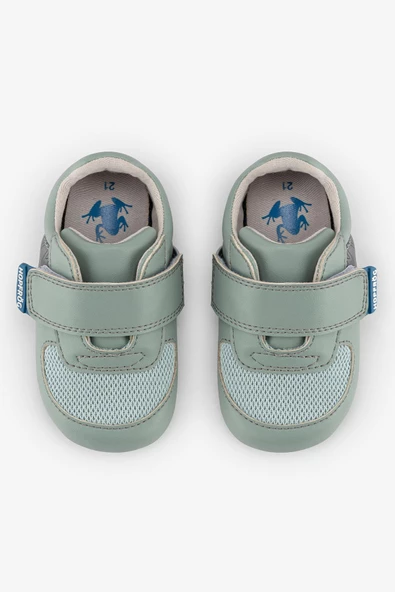 Hopfrög Kids Smart Walker First Prime Havalı Yeşil Barefoot İlk Adım Bebek Ayakkabı - Resim 7