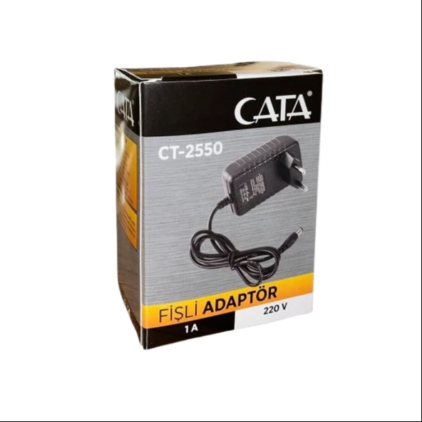 CATA CT-2550 1 AMPER FİŞLİ ADAPTÖR