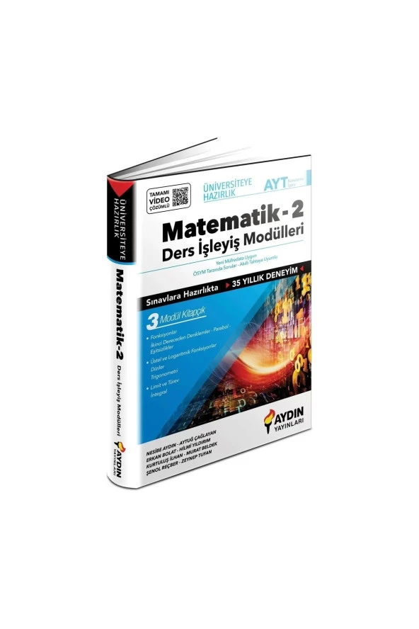 AYDIN YAYINLARI Üniversiteye Hazırlık Matematik Ders Işleyiş Modülleri 2. Kitap