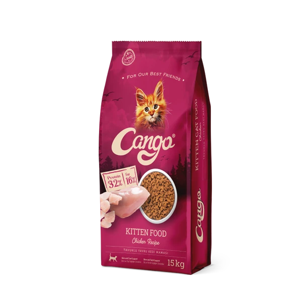 Cango Yavru Kedi Maması Tavuk Etli Kitten 15KG - 2