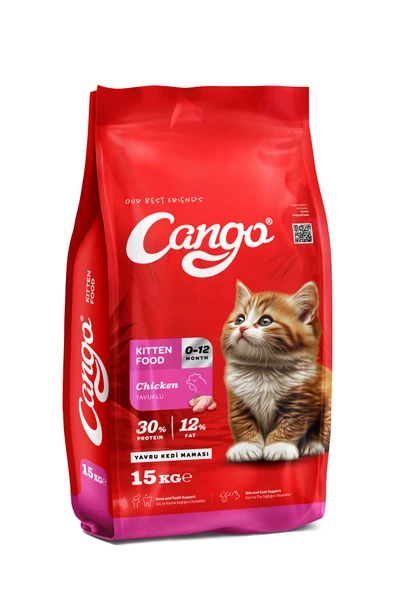 Cango Yavru Kedi Maması Tavuk Etli Kitten 15KG - 3