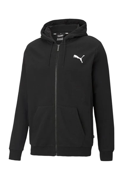 Puma ESS Small Logo FZ Hoodie TR 586704 Fermuarlı Erkek Kapüşonlu Sweatshirt - 7