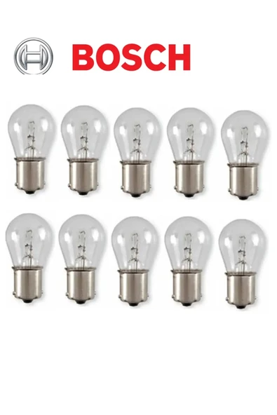 Bosch 12 Volt Stop Ve Sinyal Ampulü 10 Adet - 1