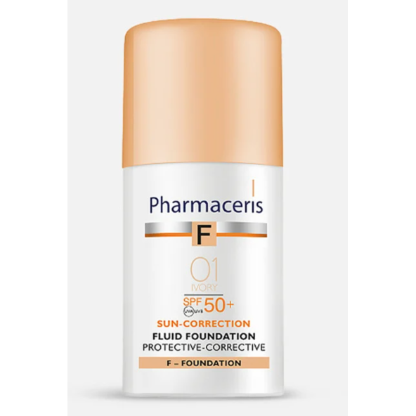 Pharmaceris Fluid Foundation SPF50+ - Ivory 01