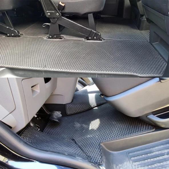 Bod Volkswagen Caravelle 3D Havuzlu Paspas Seti 2020-Sonrası - Resim 6